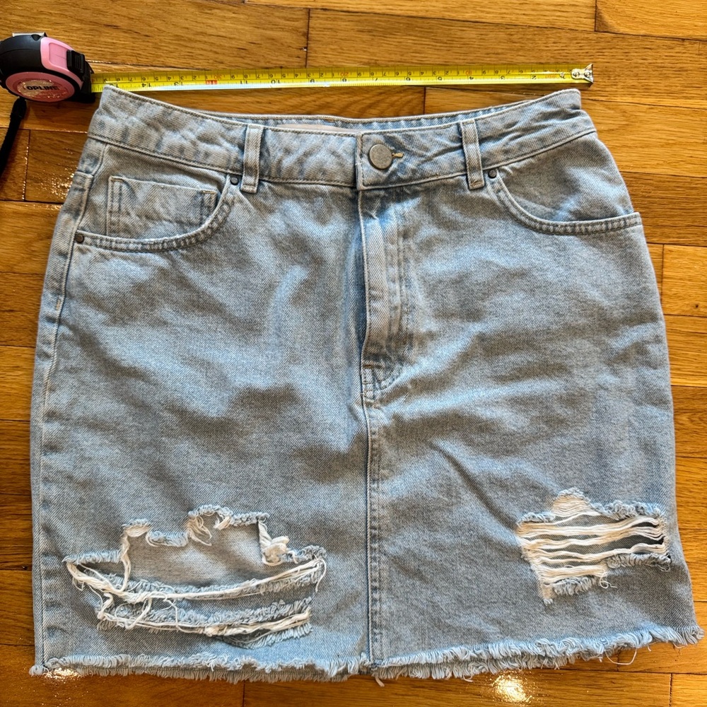 ASOS Blue Mini Pencil Skirt Casual